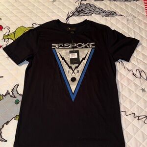 Bespoke Black and Blue Graphic Tee